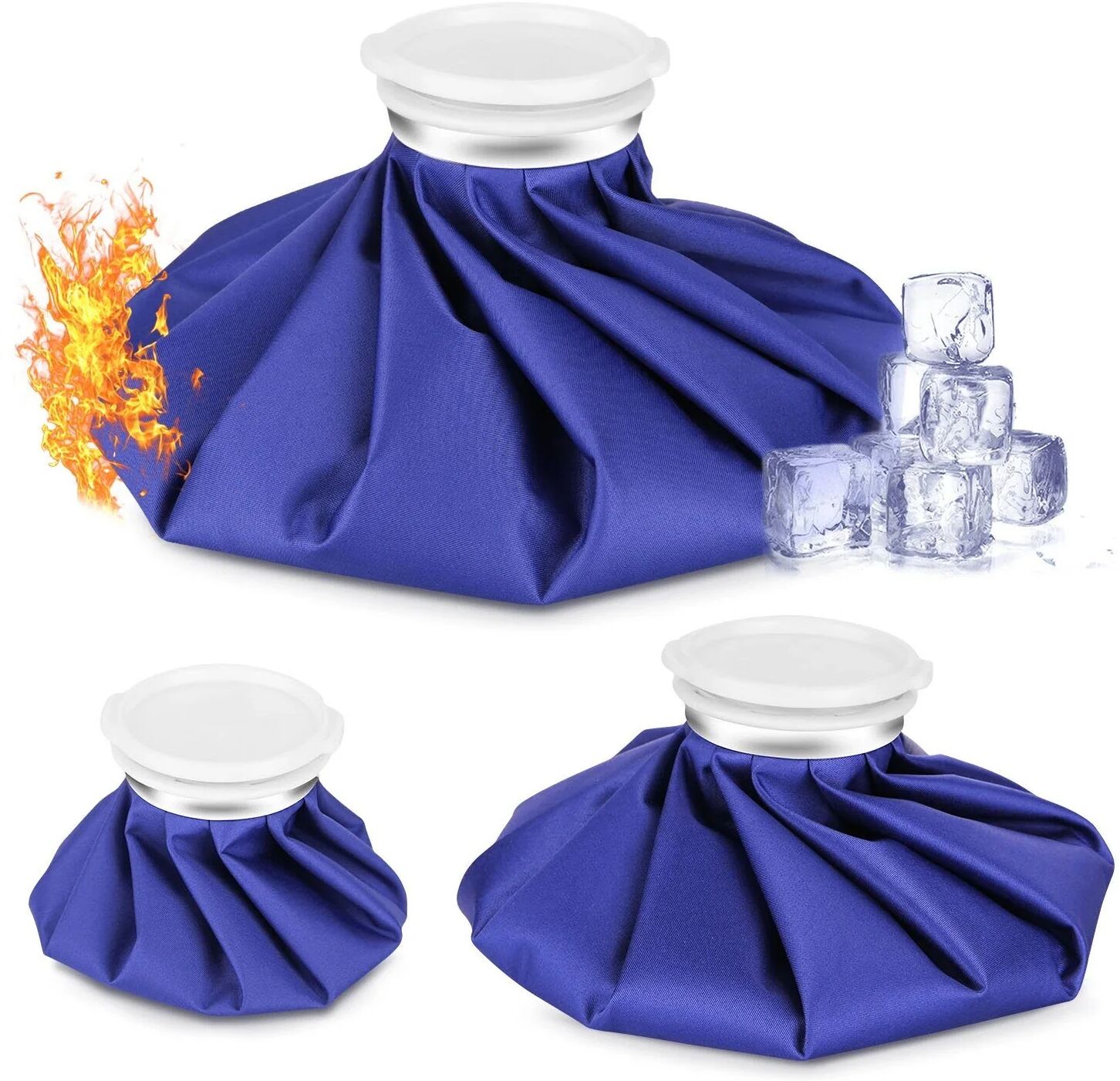 DailySale 3-Pack: Reusable Ice Bag Pain Relief Heat Pack Sports Injury First Aid