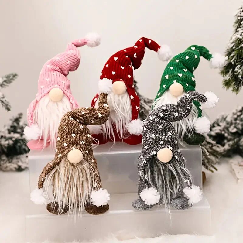 DailySale 5-Pack: Christmas Gnome Plush Doll