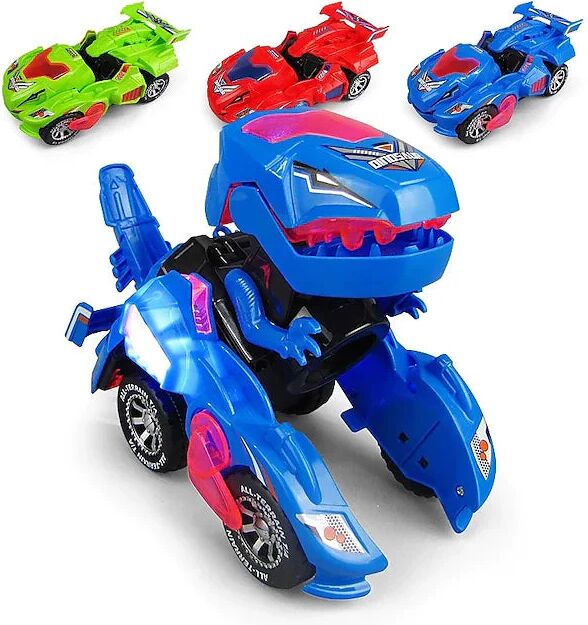 DailySale Electric Dinosaur Non Remote Control Morphing Vehicle Toy