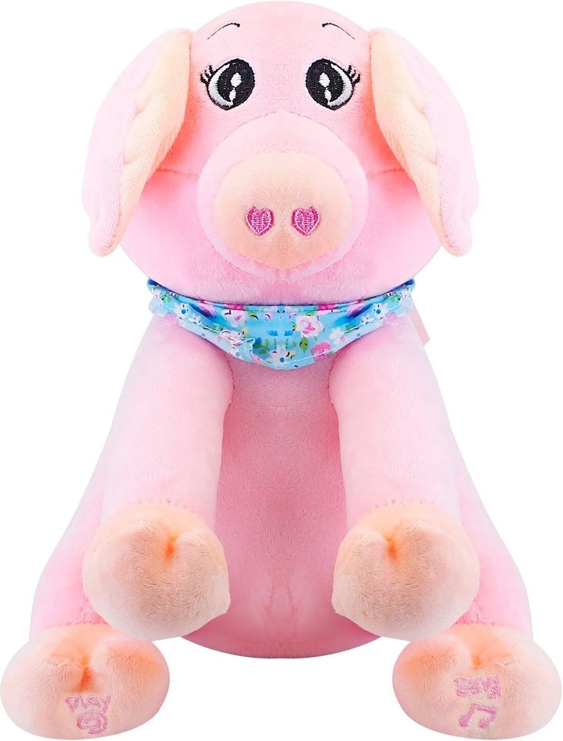 DailySale Stuffed Plush Pig Doll Pick-a-Boo Animated Toy