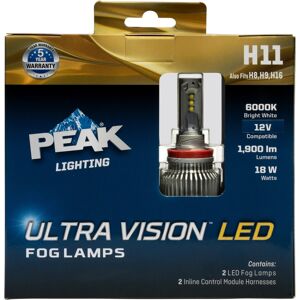 Peak Ultra Vision LED Fog Automotive Bulb H11