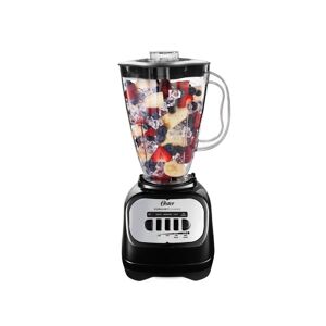 Oster Black/Clear Plastic Blender 6 cups 5 speed