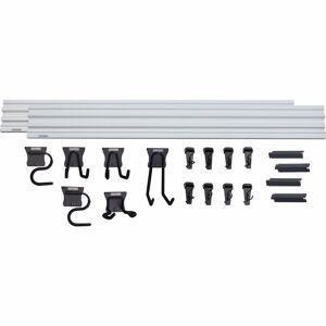 Craftsman VersaTrack 6 in. H X 9.5 in. W X 49 in. D Black/White Plastic Wall Mount Tool Holder