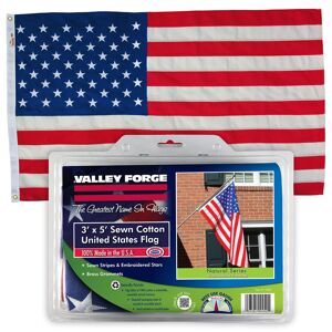 Rio Valley Forge Best USA Flag 5 ft. W X 3 ft. L