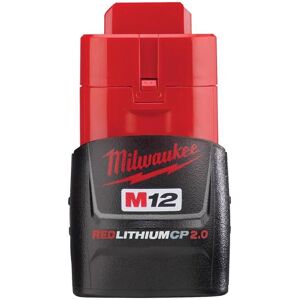 Milwaukee M12 RedLithium CP 2 Ah Lithium-Ion Battery Pack 1 pc