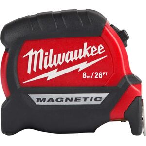 Milwaukee 26 ft. L X 1 in. W Compact Wide Blade Magnetic Tape Measure 1 pk