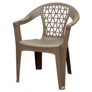 Adams Penza Portobello Polypropylene Frame Stackable Chair