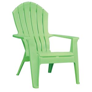 Adams RealComfort Summer Green Polypropylene Frame Adirondack Chair