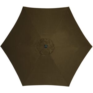 Living Accents 9 ft. Tiltable Brown Market Umbrella