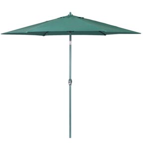 Living Accents 9 ft. Tiltable Green Market Umbrella