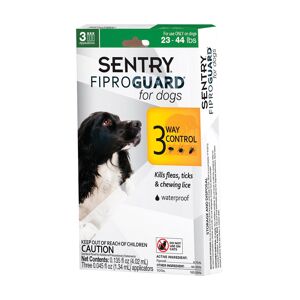 Sentry Fiproguard Liquid Dog Flea and Tick Drops 9.70%Fipronil and 90.30%Other Ingredients 0.045 oz