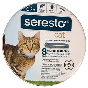 Bayer Seresto Solid Cat Flea and Tick Collar Flumethrin/Imidacloprid 0.44 oz