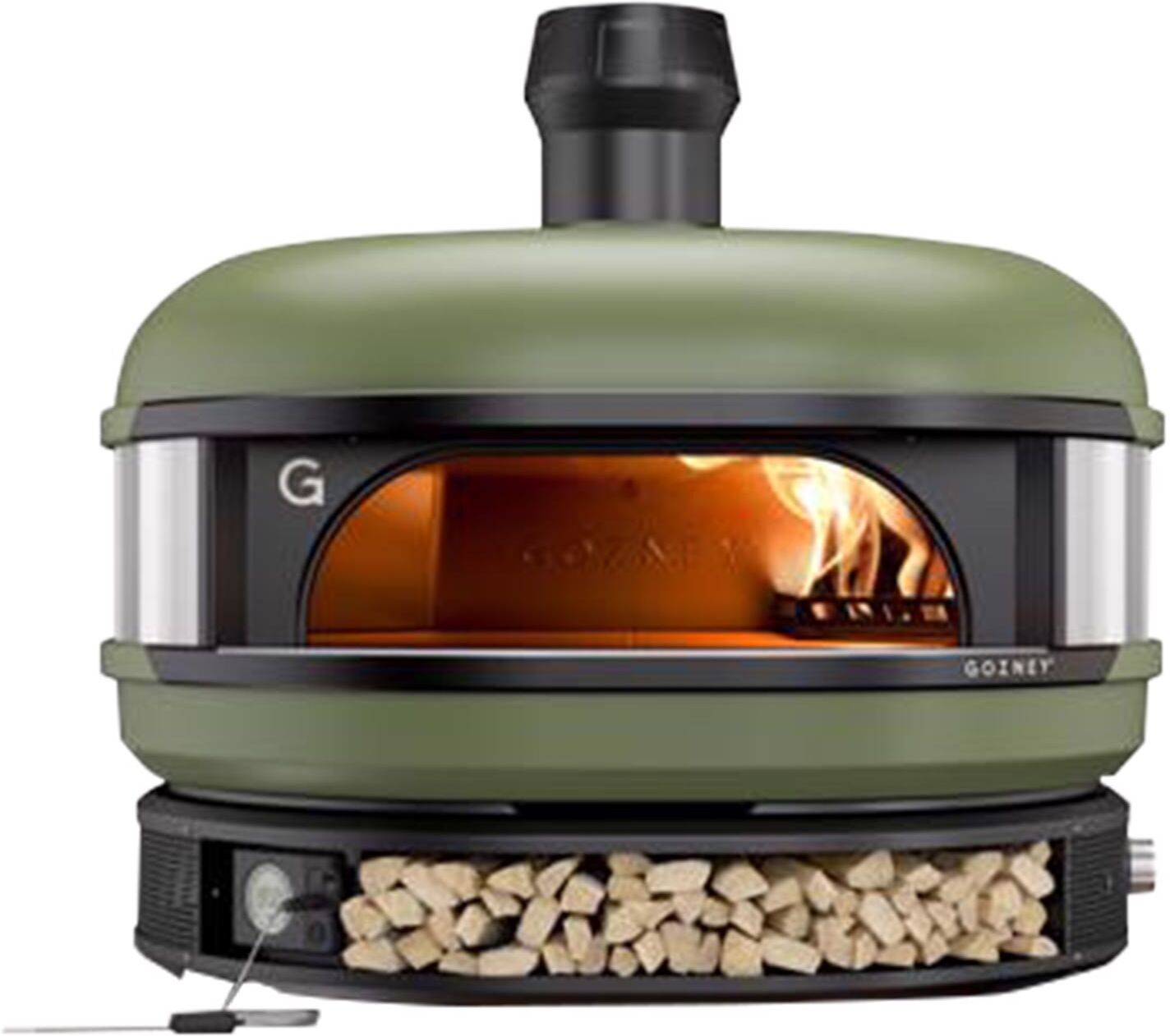 Gozney Dome 29 in. Propane Gas/Wood Outdoor Pizza Oven Olive Green