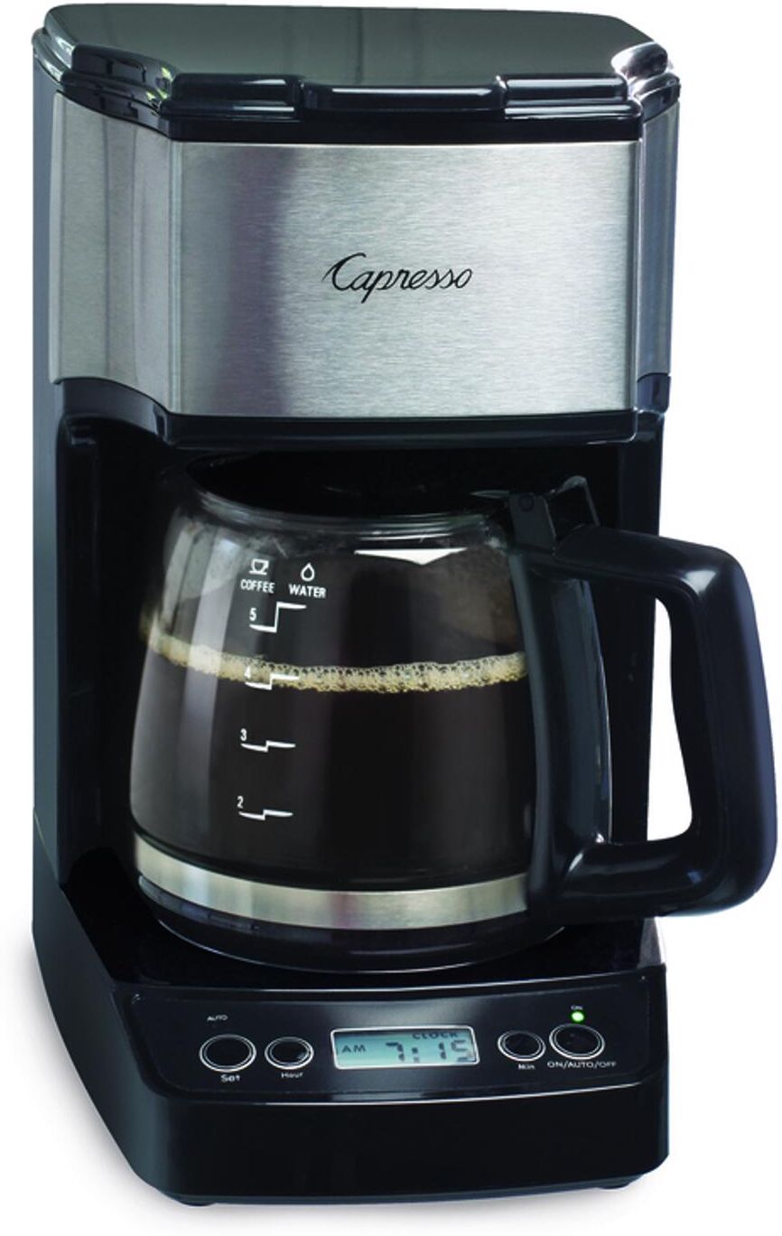 Capresso 5 cups Black/Silver Coffee Maker