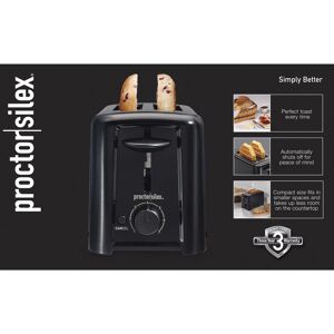 Hamilton Beach Proctor Silex Plastic Black 2 slot Toaster 6.2 in. H X 5.3 in. W X 10.3 in. D