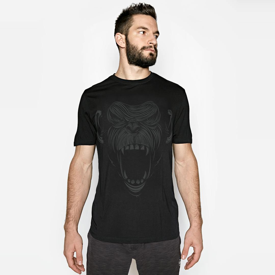 Onnit Primal Bamboo T-Shirt Black/Charcoal - SMALL