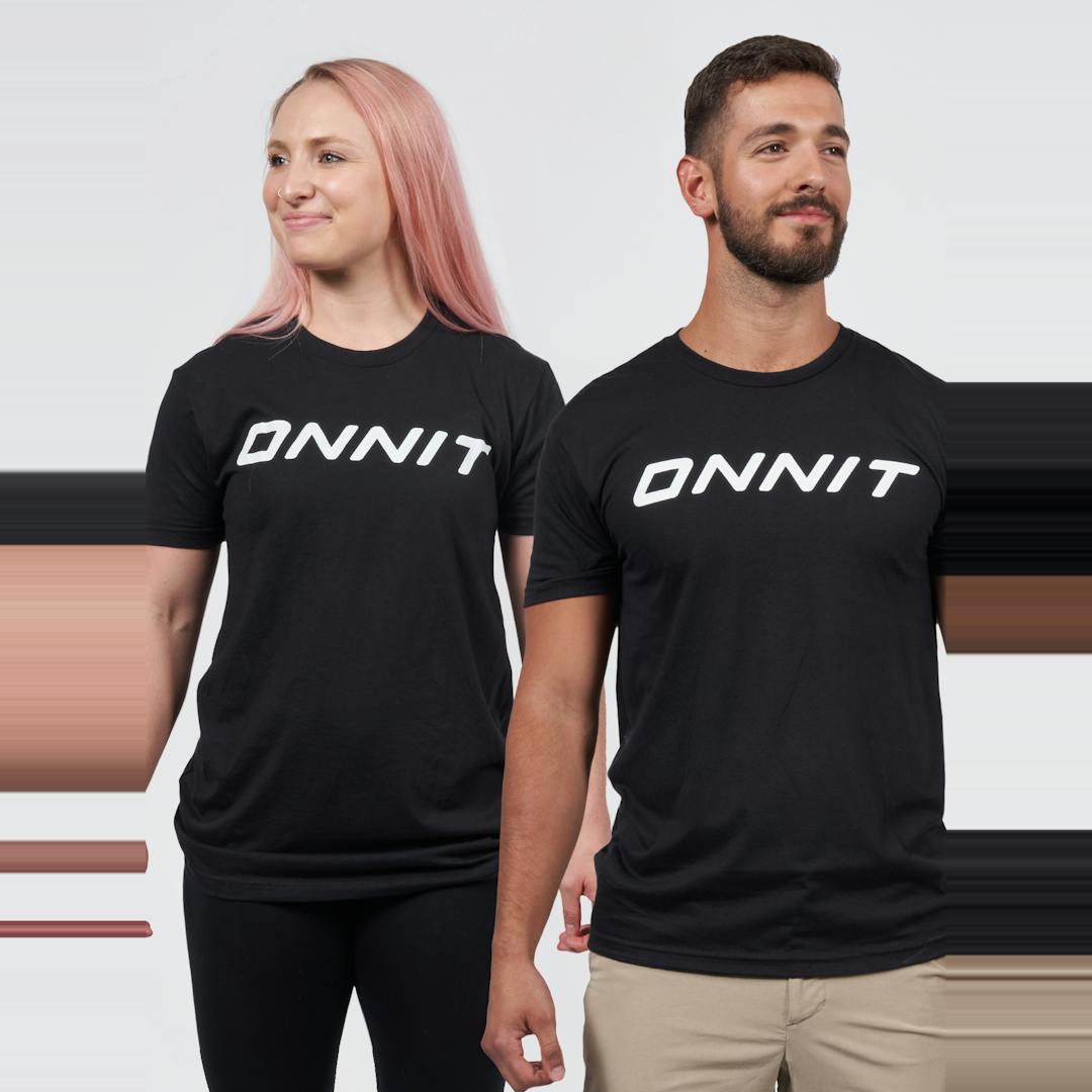 Onnit Type T-Shirt Black/White - XLARGE