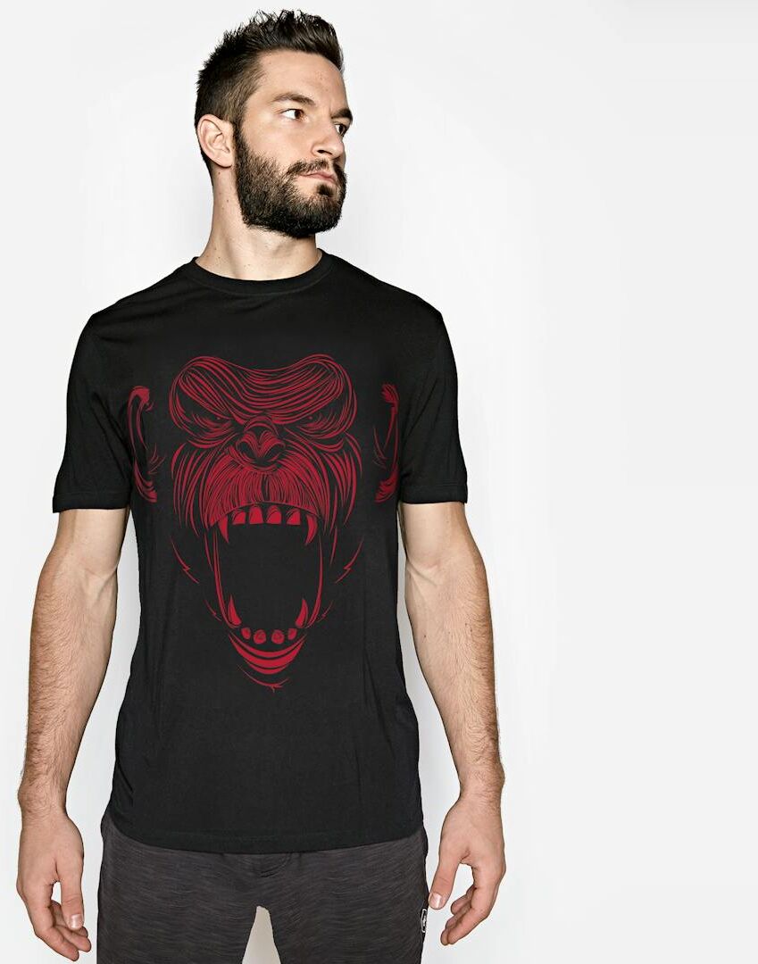 Onnit Primal Bamboo T-Shirt Black/Red - SMALL