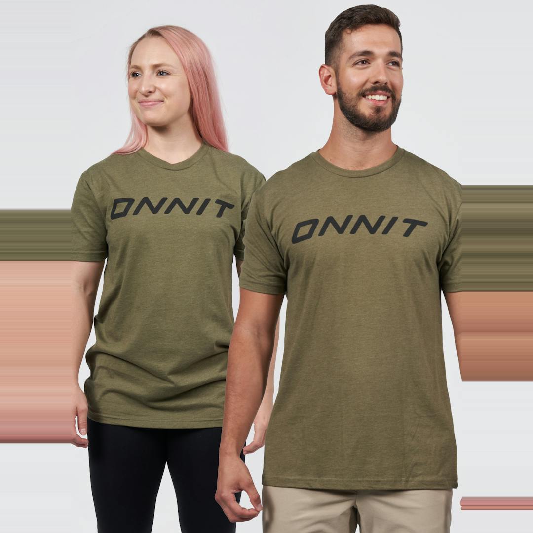 Onnit Type T-Shirt Military/Black - XLARGE