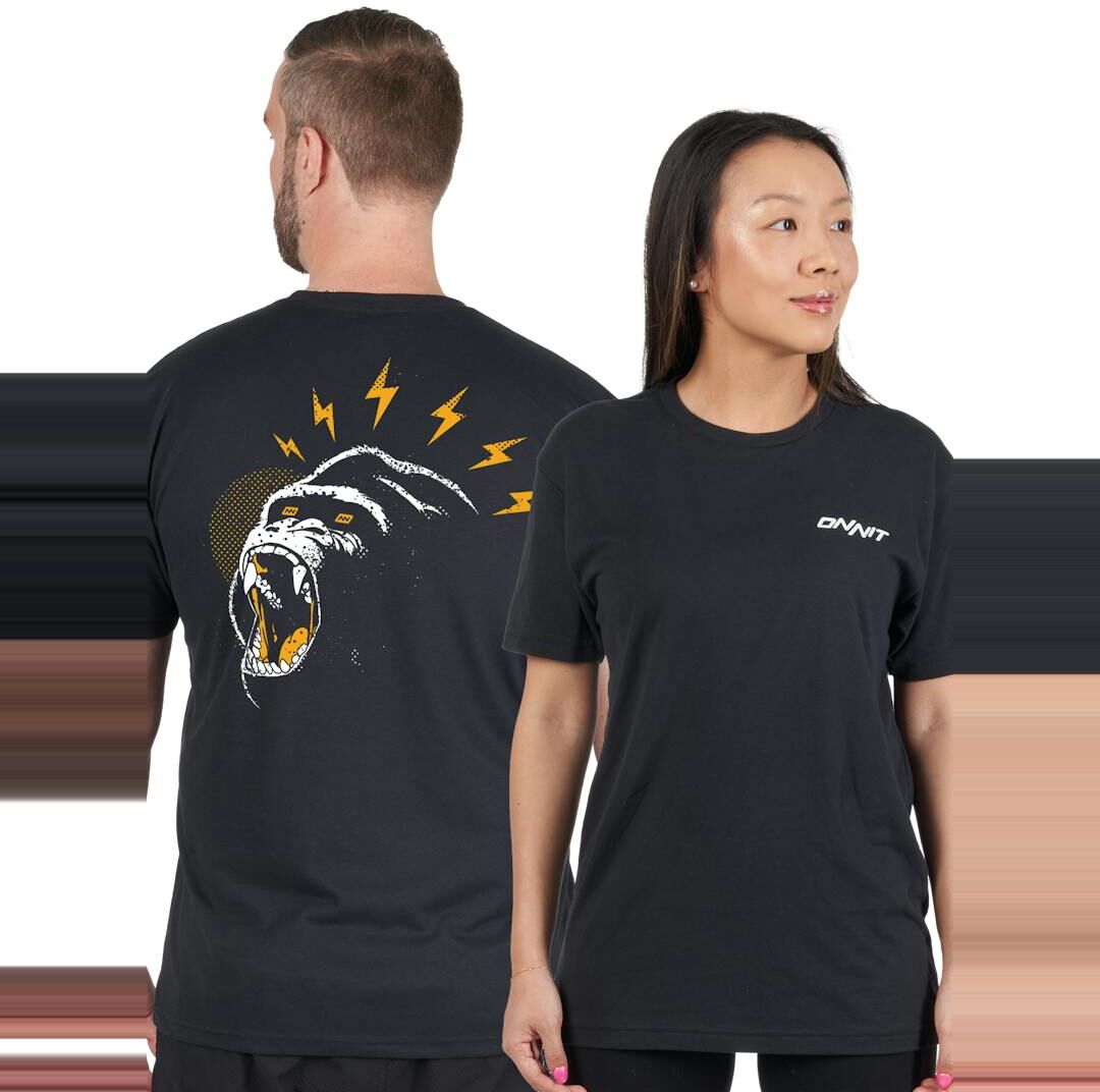 Onnit Electric Ape T-Shirt Black/Multi - LARGE