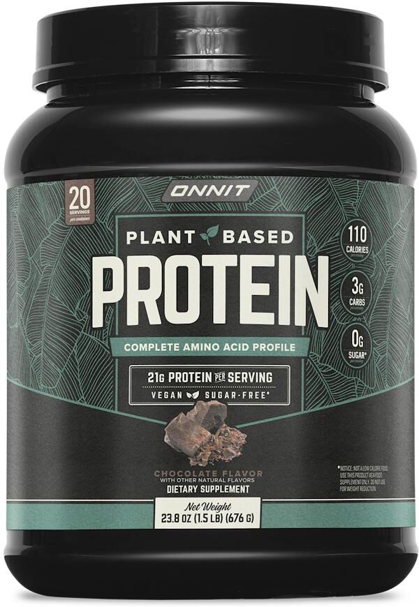 Onnit Plant-Based Protein - Chocolate (20 Serving Tub)