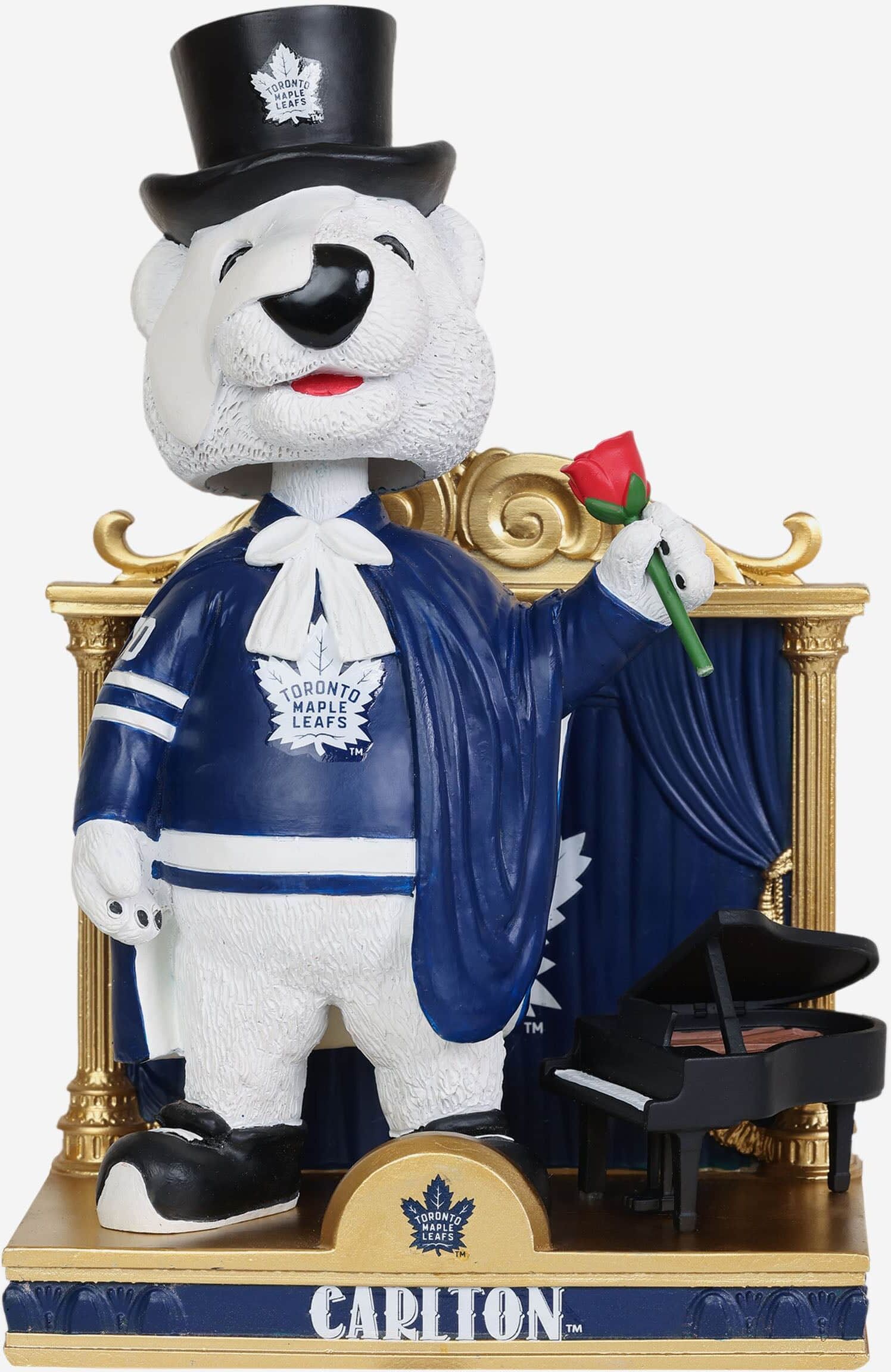 FOCO Carlton The Bear Toronto Maple Leafs Halloween Mascot Bobblehead -