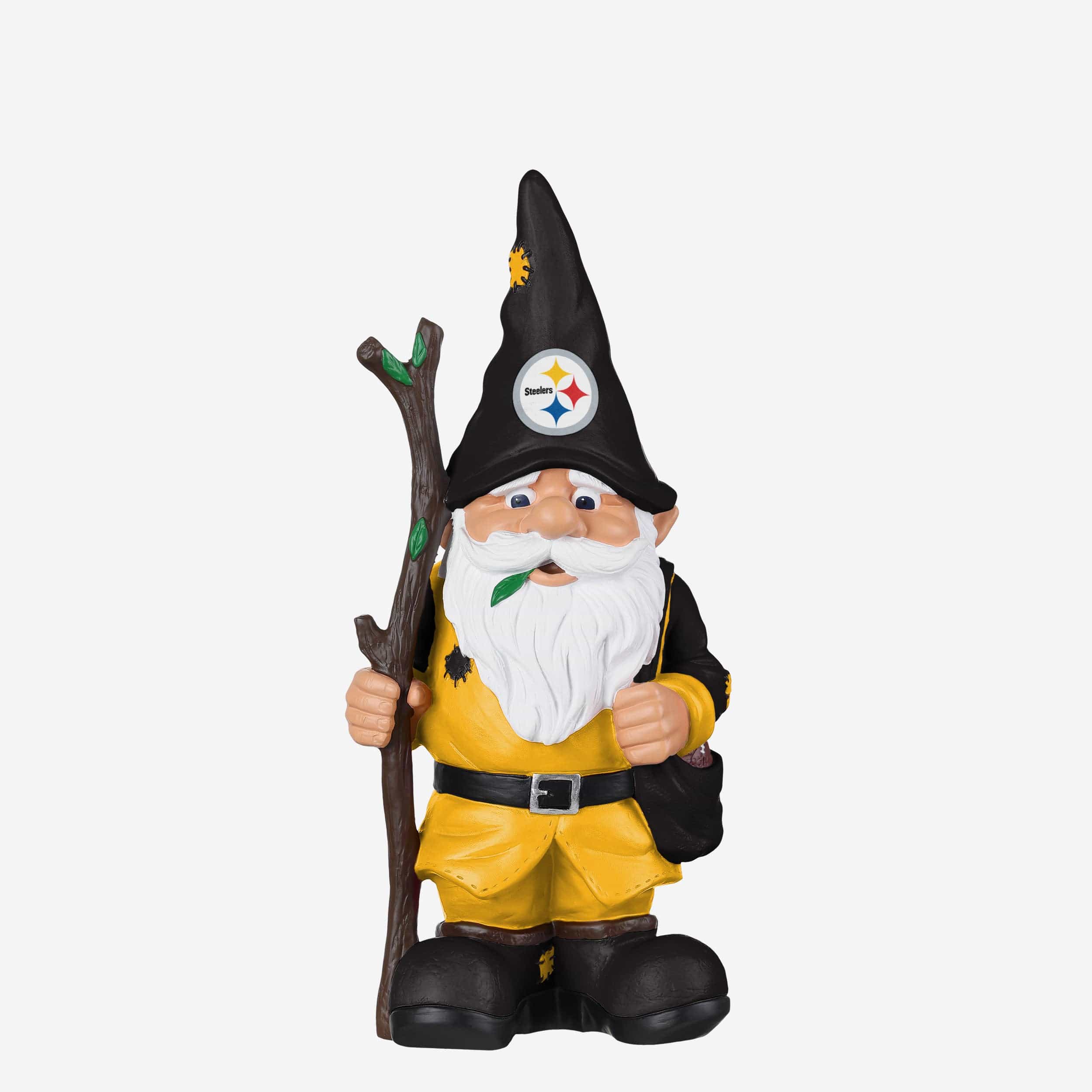 FOCO Pittsburgh Steelers Holding Stick Gnome -