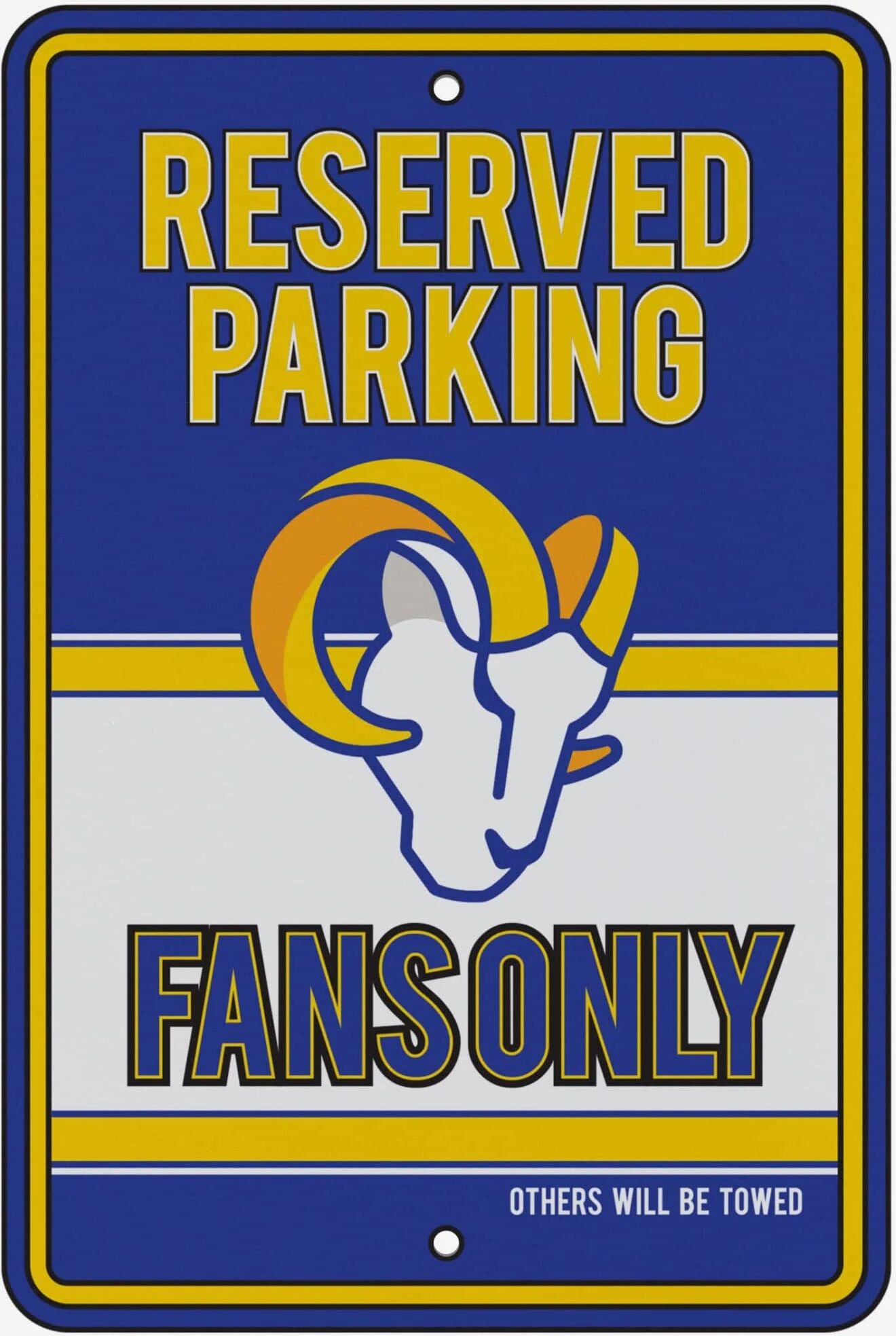 FOCO Los Angeles Rams Road Sign -