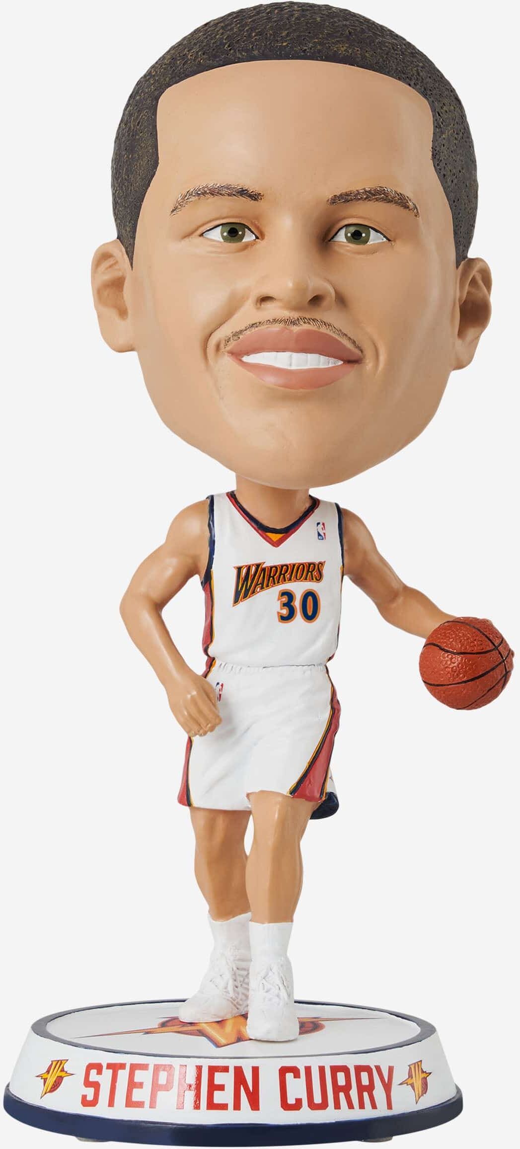 FOCO Steph Curry Golden State Warriors Retro Jersey Bighead Bobblehead -