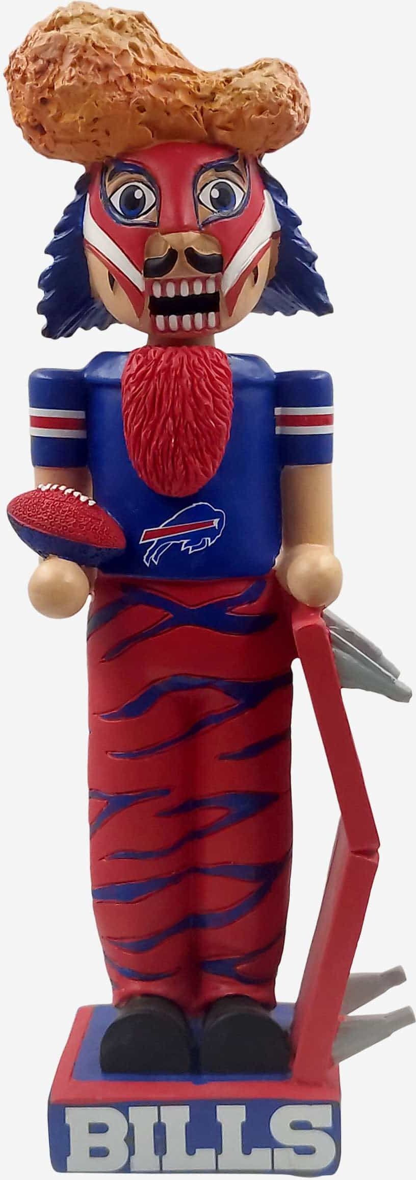 FOCO Buffalo Bills Thematic Nutcracker Bobblehead -