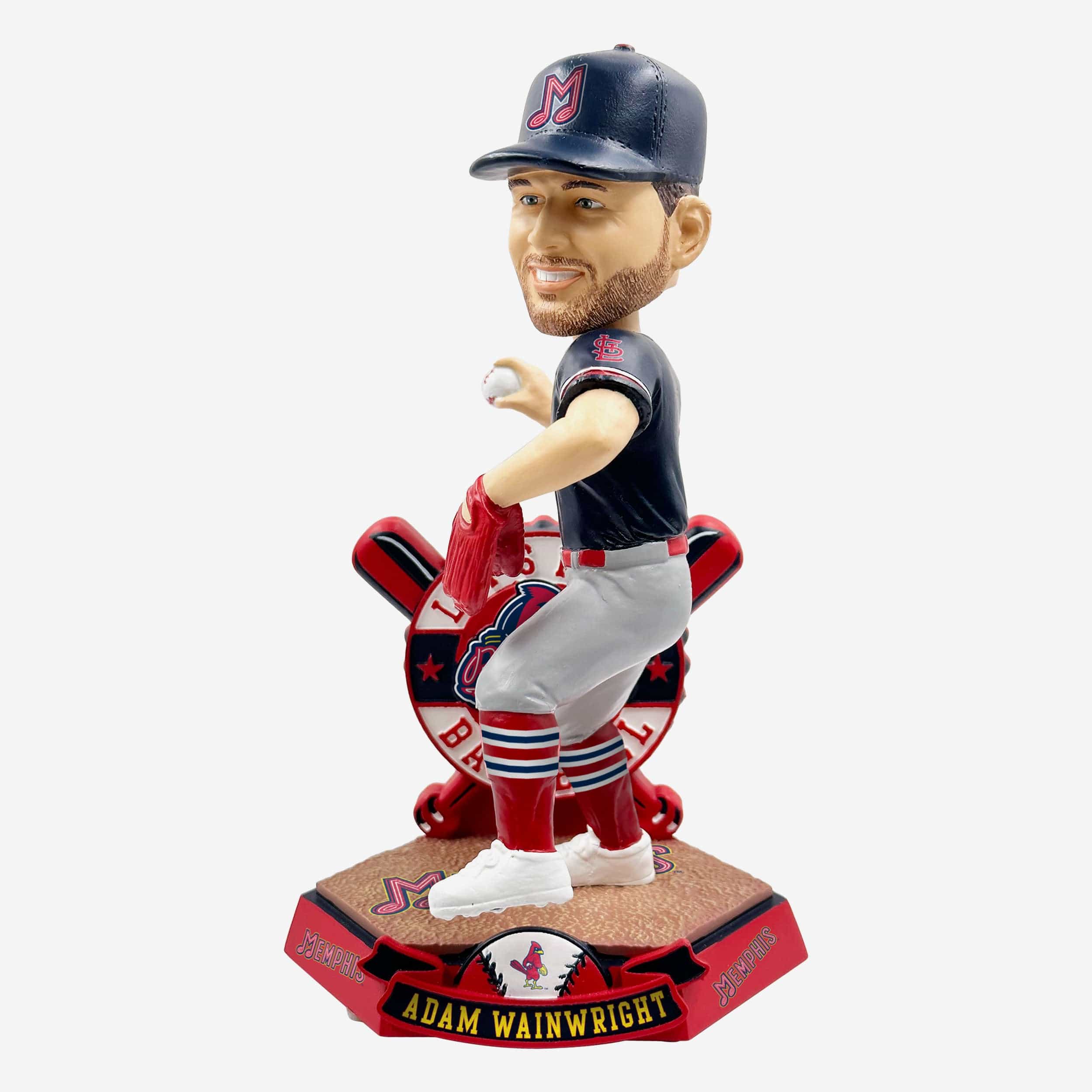 FOCO Adam Wainwright Memphis Redbirds Minor League Bobblehead -