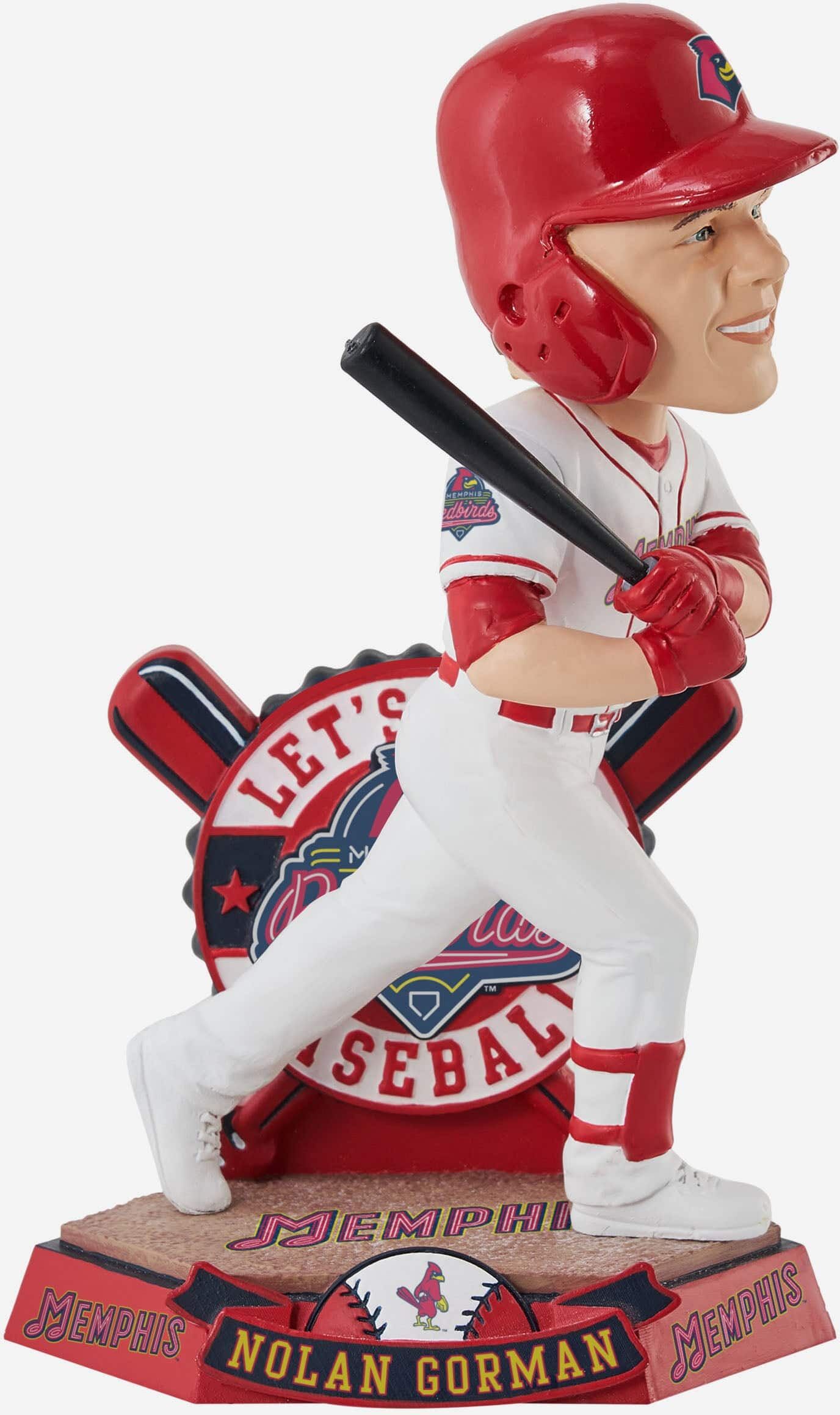 FOCO Nolan Gorman Memphis Redbirds Minor League Bobblehead -