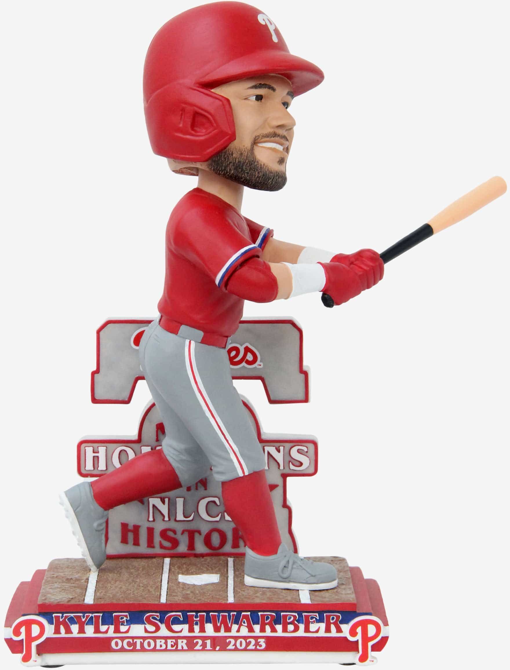 FOCO Kyle Schwarber Philadelphia Phillies Most Home Runs in NLCS History Bobblehead -