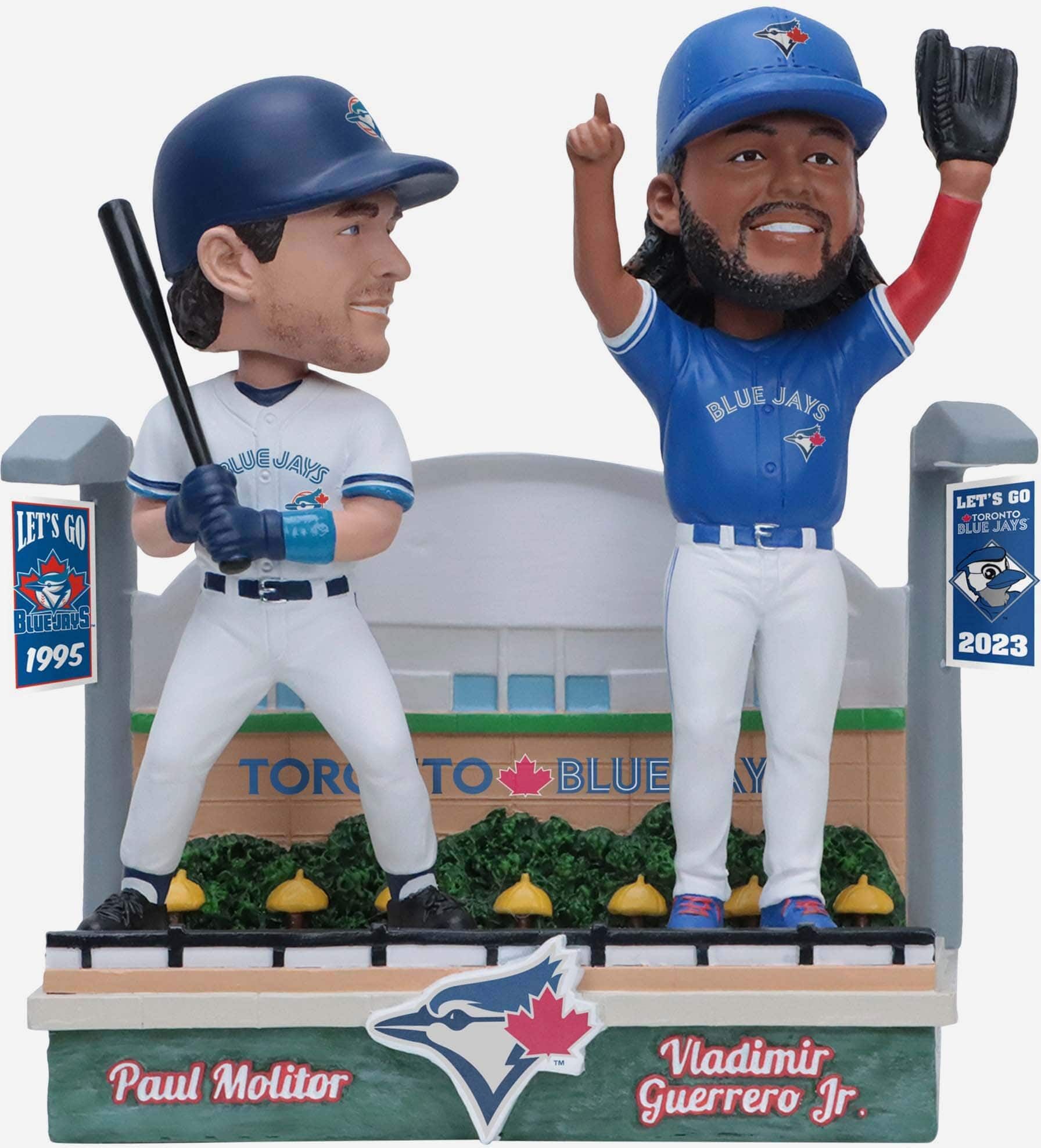 FOCO Paul Molitor & Valdimir Guerrero Jr Toronto Blue Jays Then and Now Bobblehead -