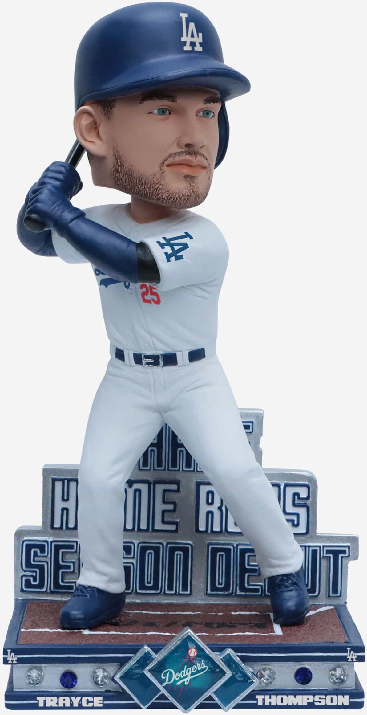 FOCO Trayce Thompson Los Angeles Dodgers 3 Home Run Gamebreaker Bobblehead -