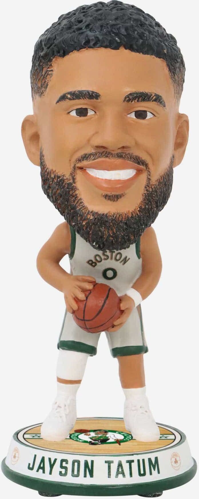 FOCO Jayson Tatum Boston Celtics 2024 City Jersey Court Stripe Mini Bighead Bobblehead -