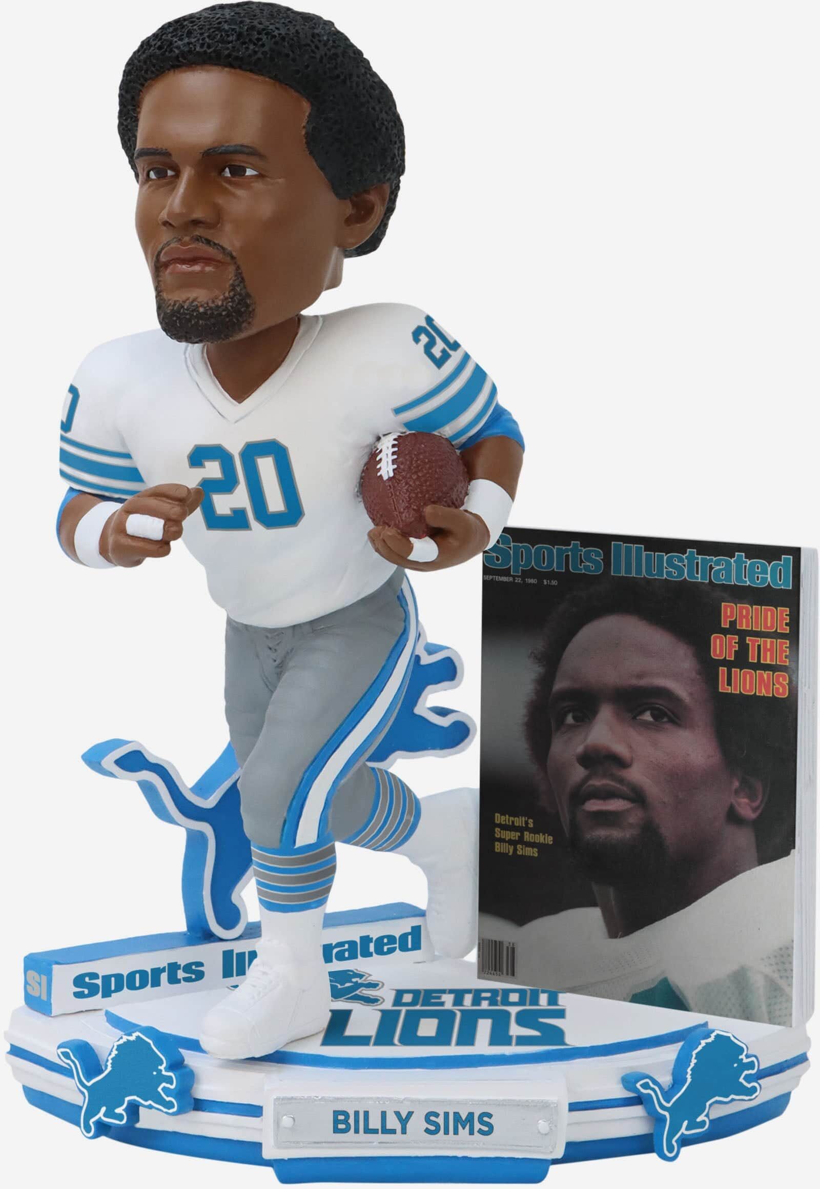 FOCO Billy Sims Detroit Lions Sports Illustrated Cover Bobblehead -