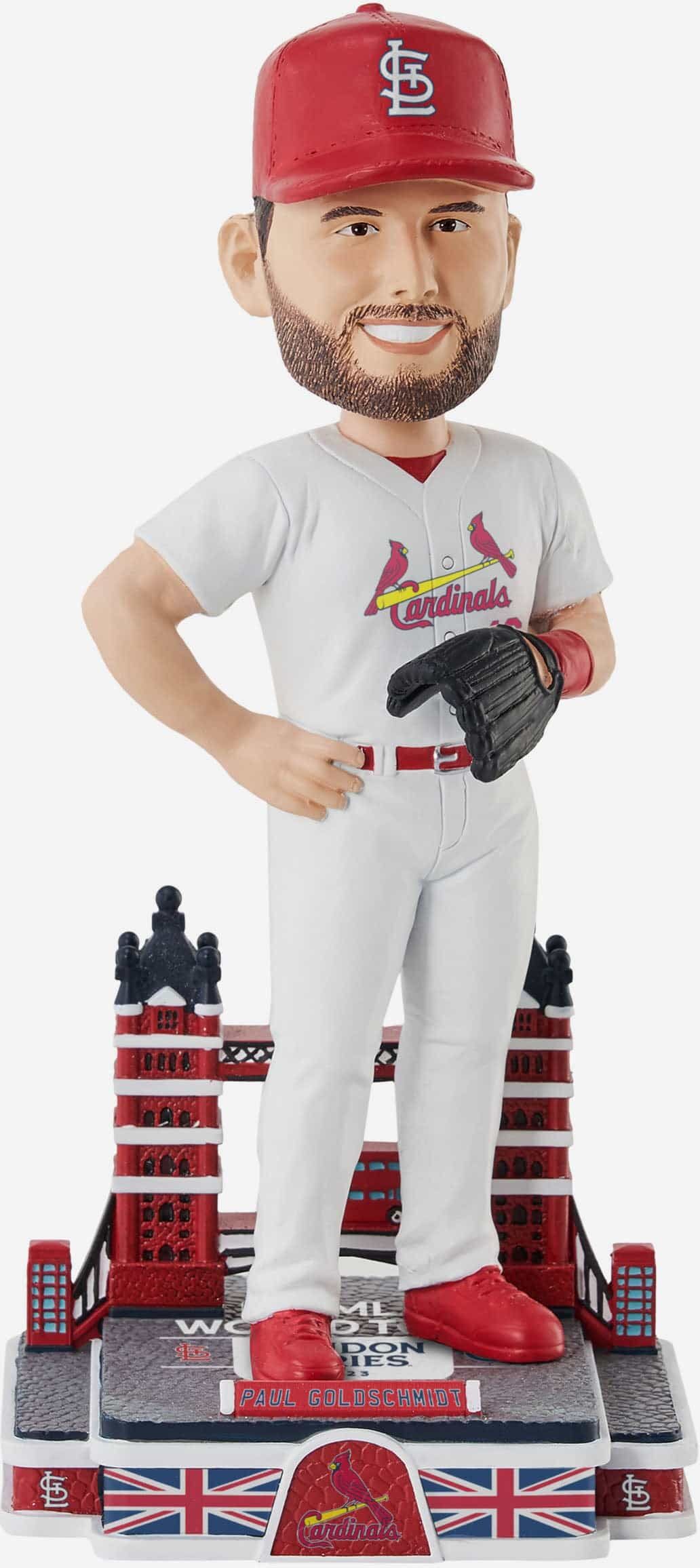 FOCO Paul Goldschmidt St Louis Cardinals 2023 MLB London Series Bobblehead -