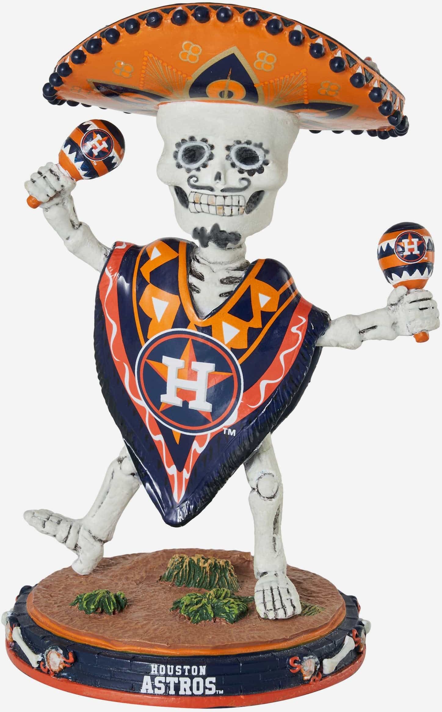 FOCO Houston Astros Calavera Glow in the Dark Bobblehead -