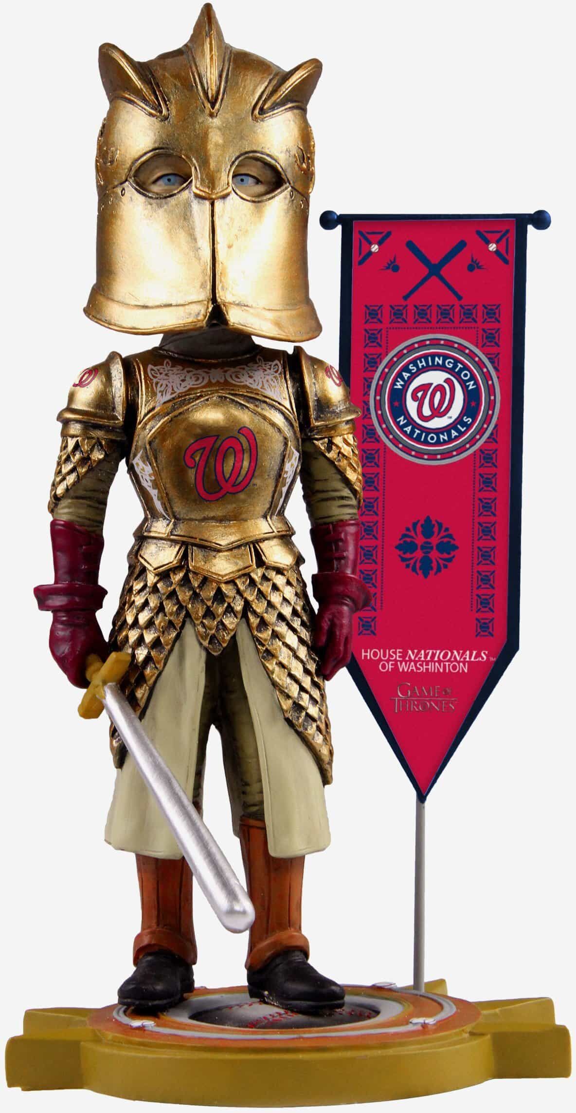 FOCO Game of Thrones™ Washington Nationals Kingsguard Bobblehead -