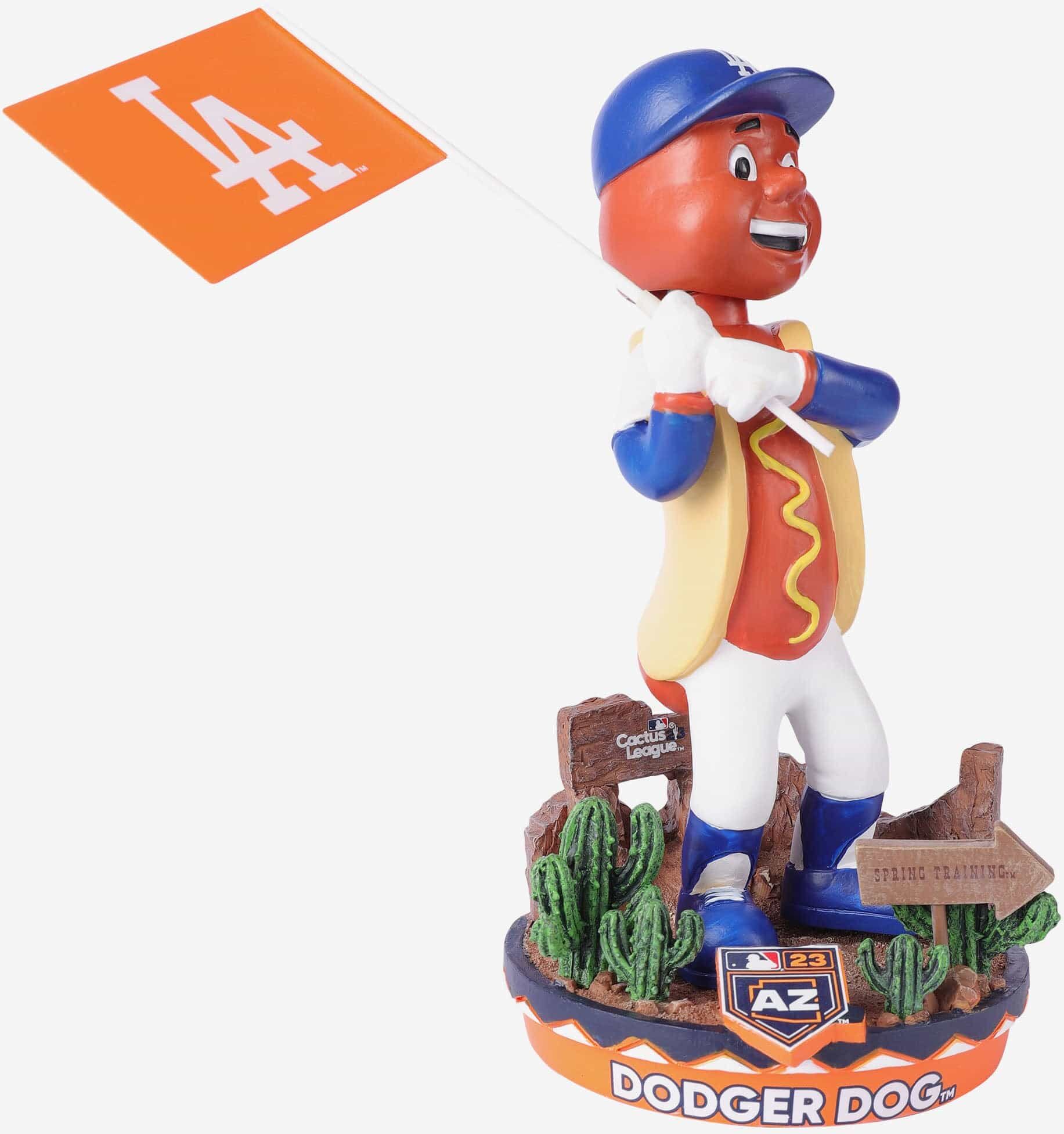 FOCO Dodger Dog Los Angeles Dodgers Dodgers Cactus League Mascot Bobblehead -