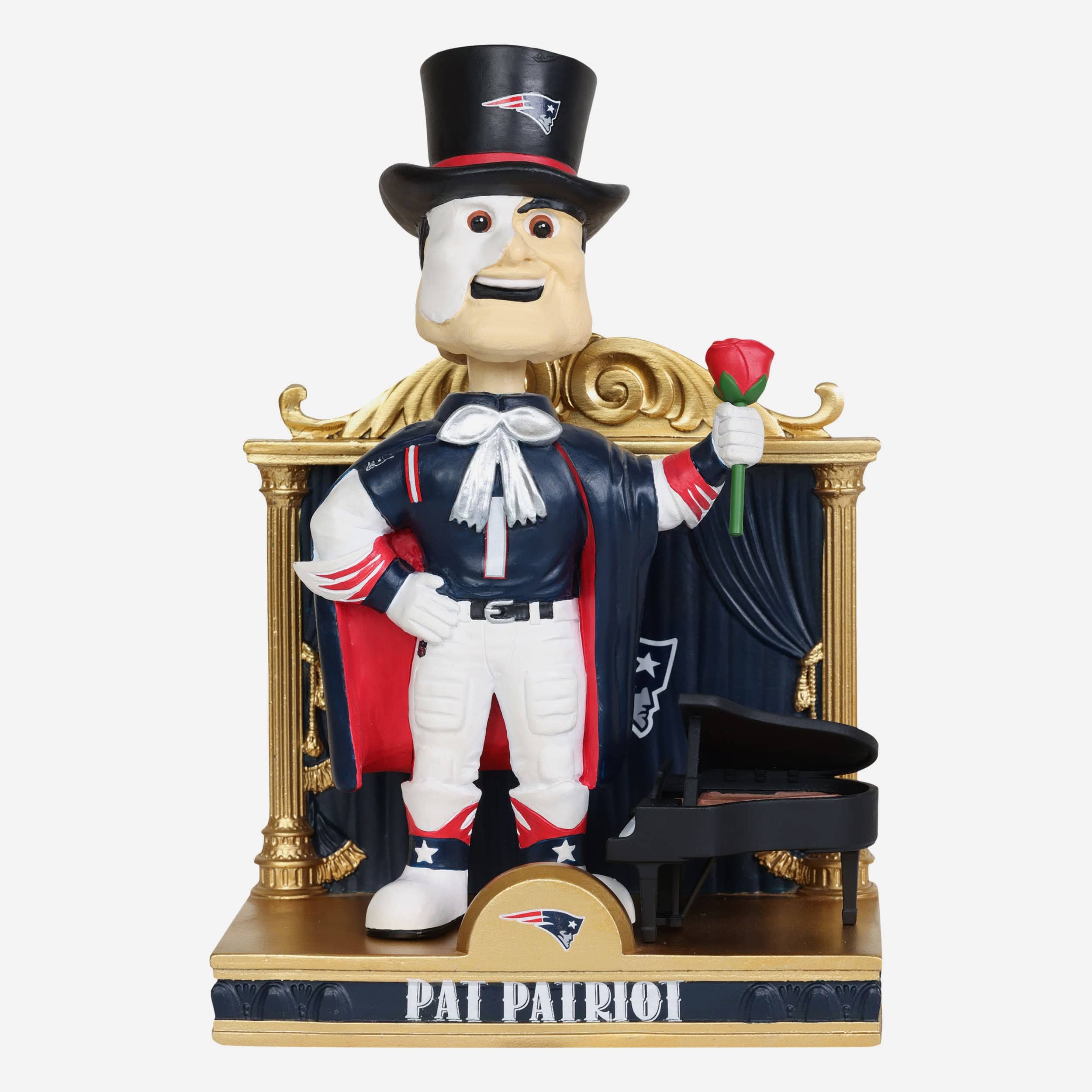 FOCO Pat The Patriot New England Patriots Halloween Mascot Bobblehead -