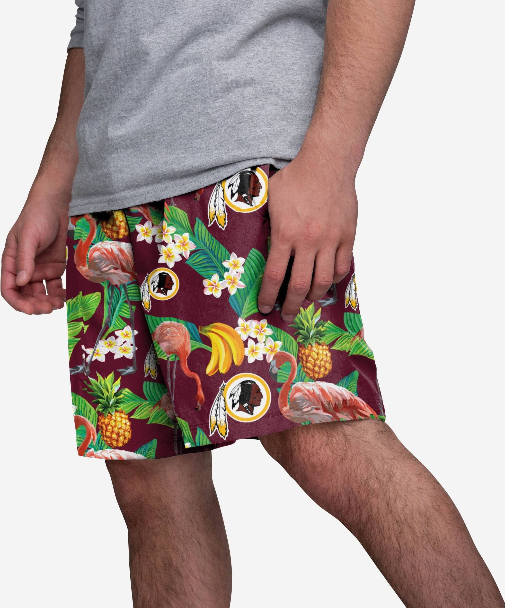 FOCO Washington Commanders Floral Shorts - S - Men