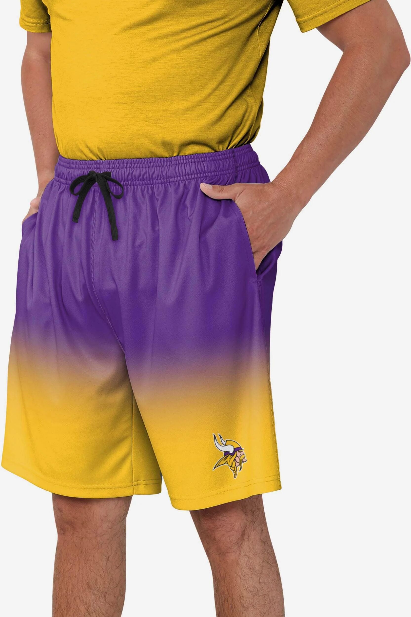 FOCO Minnesota Vikings Game Ready Gradient Training Shorts - XL - Men