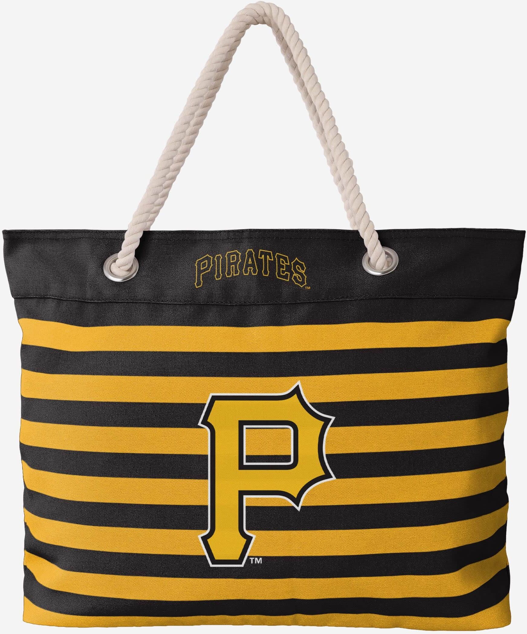 FOCO Pittsburgh Pirates Nautical Stripe Tote Bag - Women