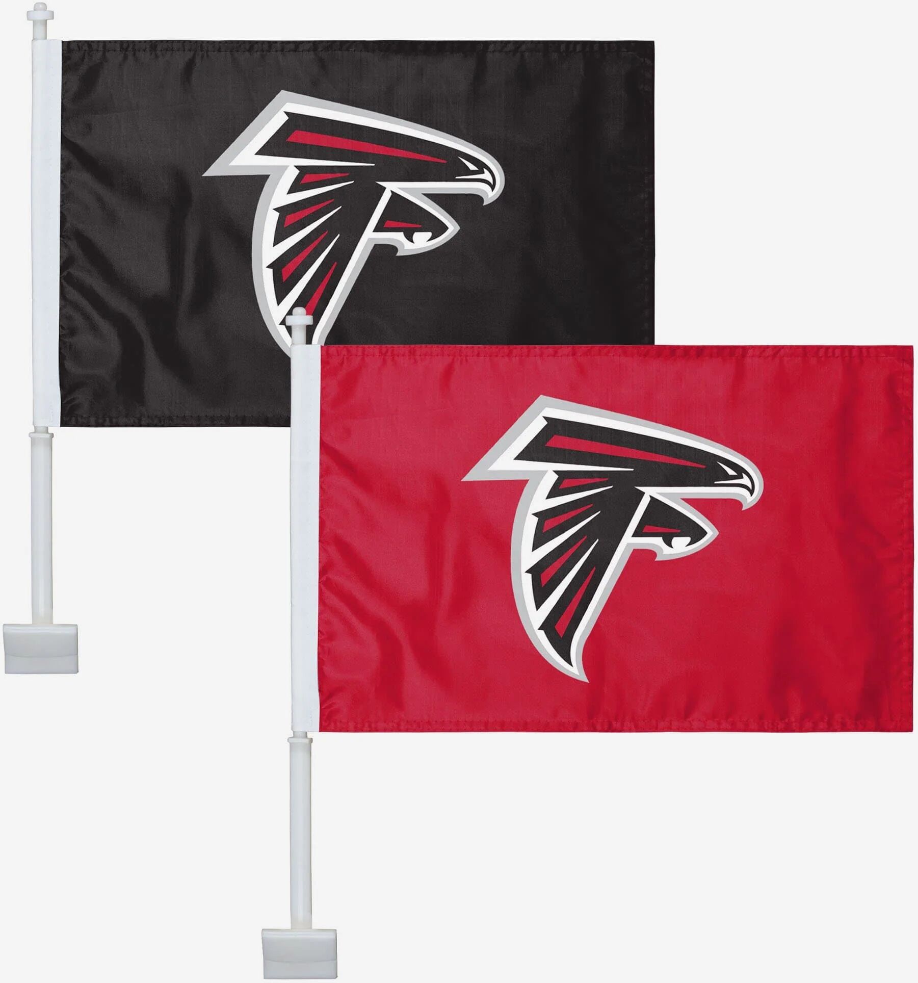 FOCO Atlanta Falcons 2 Pack Solid Car Flag -