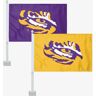 FOCO LSU Tigers 2 Pack Solid Car Flag -