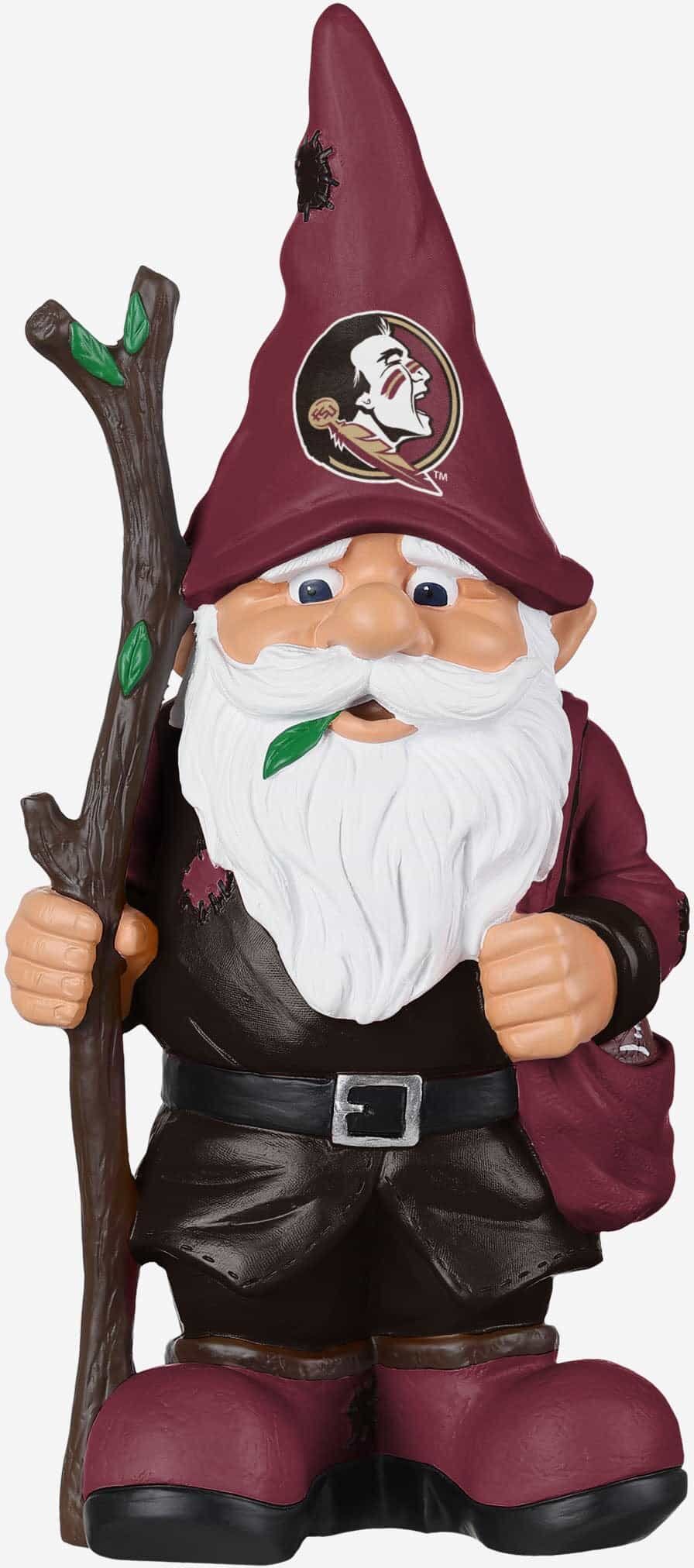 FOCO Florida State Seminoles Holding Stick Gnome -