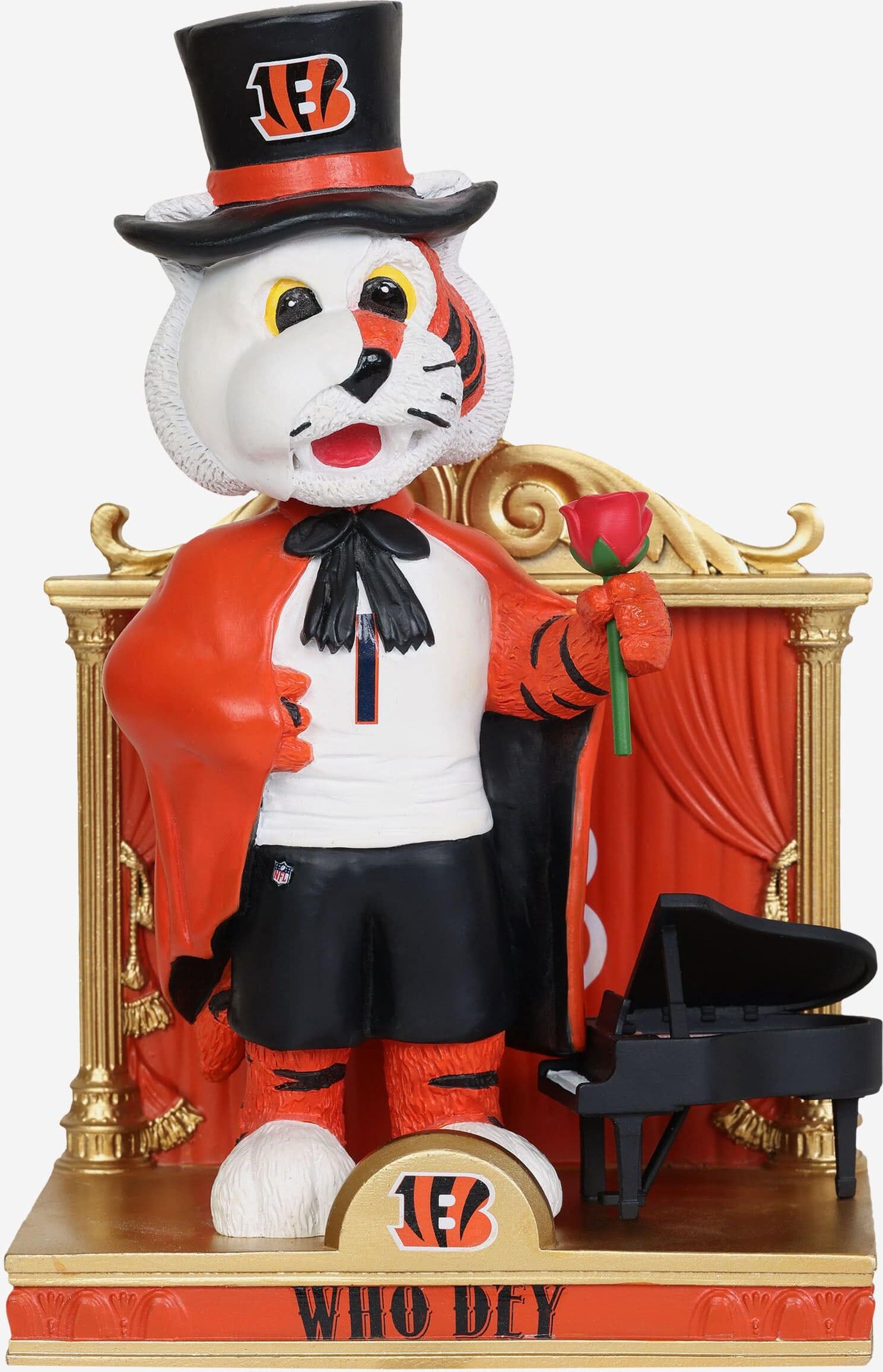 FOCO Who Dey Cincinnati Bengals Halloween Mascot Bobblehead -