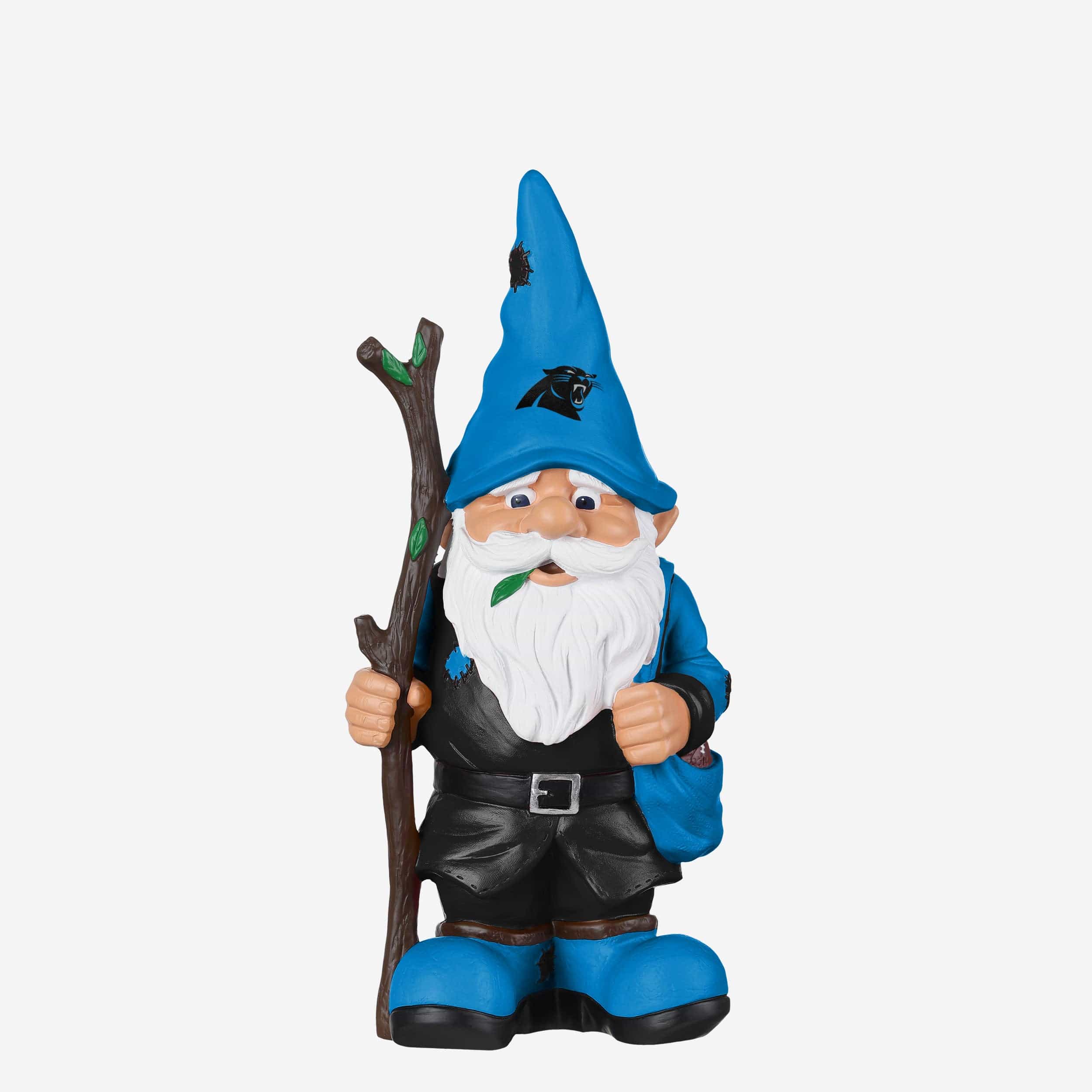 FOCO Carolina Panthers Holding Stick Gnome -